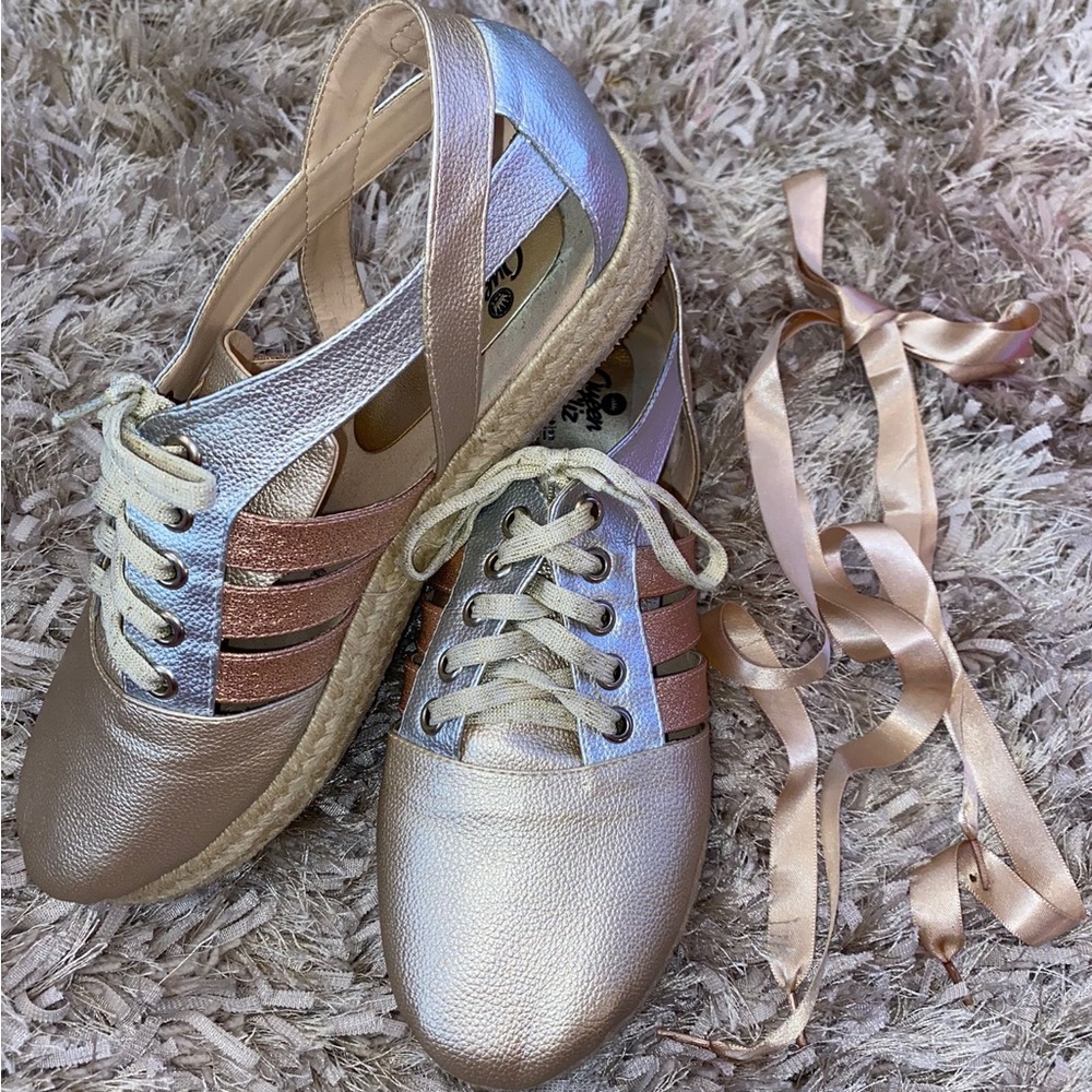 Tri-Colored Sneakers